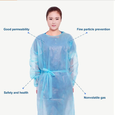 Nonwoven Surgical PPE 70g Medical Isolation Gowns